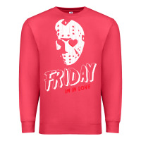 Cardinal friday the 13th friday i'm in love vintage style horror halloween t sh Premium Sweatshirt - lanVoArt