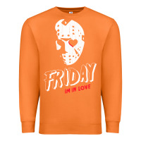 Carrot friday the 13th friday i'm in love vintage style horror halloween t sh Premium Sweatshirt - lanVoArt
