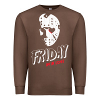 Chestnut friday the 13th friday i'm in love vintage style horror halloween t sh Premium Sweatshirt - lanVoArt