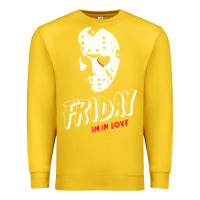 Lemon friday the 13th friday i'm in love vintage style horror halloween t sh Premium Sweatshirt - lanVoArt