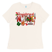 Bone Registered Nurse Christmas Ladies Tee - LillyAllenDesigns