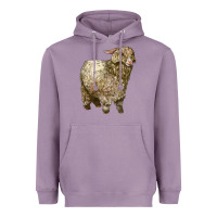 Lavender Angora Goat Heavyweight Hoodie - LillyAllenDesigns