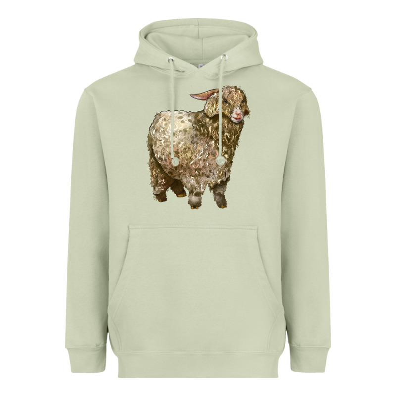 Angora Goat Heavyweight Hoodie by LillyAllenDesigns | Teevron