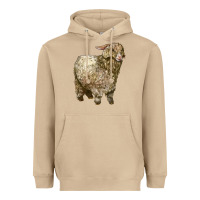 Mushroom Angora Goat Heavyweight Hoodie - LillyAllenDesigns