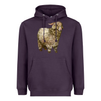 Plum Angora Goat Heavyweight Hoodie - LillyAllenDesigns