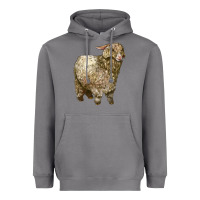 Storm Angora Goat Heavyweight Hoodie - LillyAllenDesigns