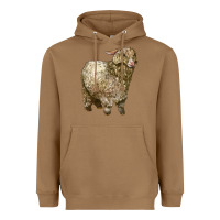 Toasted Coconut Angora Goat Heavyweight Hoodie - LillyAllenDesigns