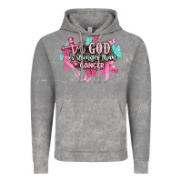 Cloud Rock My god is stronger than Cancer Awareness Vintage Hoodie - HowdyJamesFarm