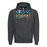 Smoke Nursing Student No Sleep No Money No Life Zipper Hoodie - CowhideDigitalArt