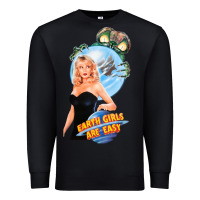 Black not of this earth girls are easy mixup Premium Sweatshirt - lanVoArt