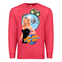 Cardinal not of this earth girls are easy mixup Premium Sweatshirt - lanVoArt