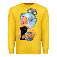 Lemon not of this earth girls are easy mixup Premium Sweatshirt - lanVoArt