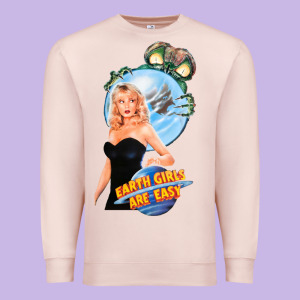 Not Of This Earth Girls Are Easy Mixup Premium Sweatshirt Designed By Lanvoart