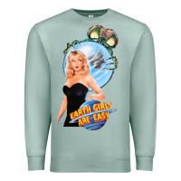 Seafoam not of this earth girls are easy mixup Premium Sweatshirt - lanVoArt