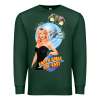 Sports Green not of this earth girls are easy mixup Premium Sweatshirt - lanVoArt