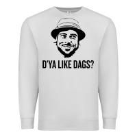 Dove Grey snatch   d'ya like dags. Premium Sweatshirt - lanVoArt