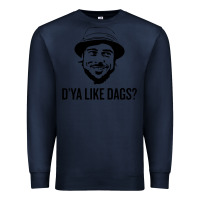 Navy snatch   d'ya like dags. Premium Sweatshirt - lanVoArt
