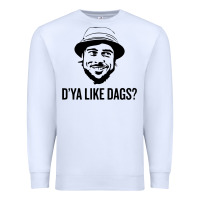 White snatch   d'ya like dags. Premium Sweatshirt - lanVoArt