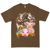 Cacao Western Pigs with Crosses Premium Tee - LillyAllenDesigns