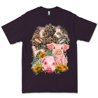 Plum Western Pigs with Crosses Premium Tee - LillyAllenDesigns