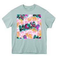 Arona Breast Cancer Awareness Mom With Leopard Patterns Heavy Core Tee - BundleAndBundleShop