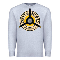 Heather Grey peevy and secord Premium Sweatshirt - lanVoArt