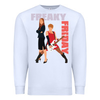 White lindsay lohan freaky friday Premium Sweatshirt - lanVoArt