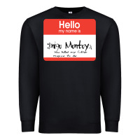 Black hello my name is inigo montoya [princess bride] Premium Sweatshirt - lanVoArt