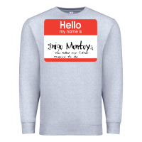 Heather Grey hello my name is inigo montoya [princess bride] Premium Sweatshirt - lanVoArt