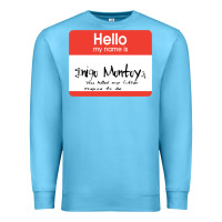 Ocean Blue hello my name is inigo montoya [princess bride] Premium Sweatshirt - lanVoArt