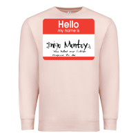 Pale Pink hello my name is inigo montoya [princess bride] Premium Sweatshirt - lanVoArt