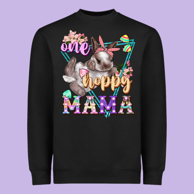 One Hoppy Mama Heavyweight Sweatshirt Designed By Fadigitalartstudio