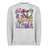 Heather Grey one hoppy mama Heavyweight Sweatshirt - FaDigitalArtStudio