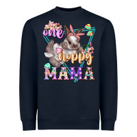Navy one hoppy mama Heavyweight Sweatshirt - FaDigitalArtStudio