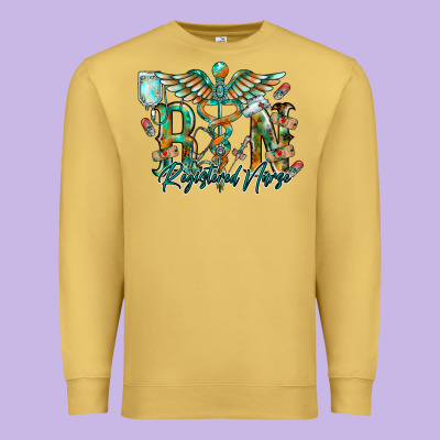 Registered Nurse Premium Sweatshirt Designed By Racoondesign