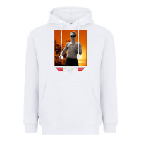 White rooster topgun retro Heavyweight Hoodie - lanVoArt