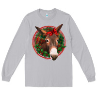 Moon Dust Christmas donkey with bandana Long Sleeve Tee - Jasminsmagicworld