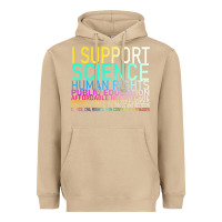 Mushroom Hot Trend I Support Science Human Rights Public Education Heavyweight Hoodie - lanVoArt