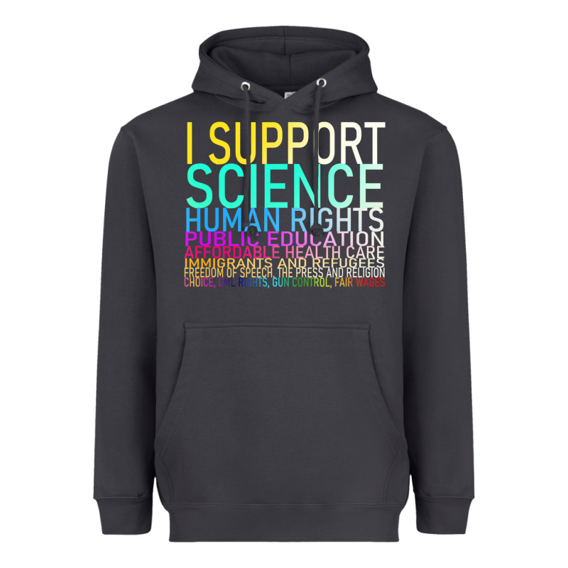 Hot Trend I Support Science Human Rights Public Education Heavyweight Hoodie by lanVoArt | Teevron