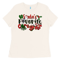 Bone Santa's Favorite Caregiver Christmas Ladies Tee - LillyAllenDesigns