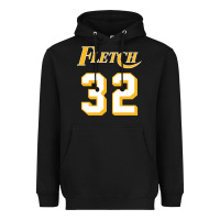 Black fletch Heavyweight Hoodie - lanVoArt
