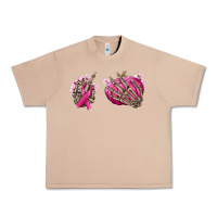 Burro Breast Cancer skeleton hands Urban Heavy Tee - NancyCooperArtShop