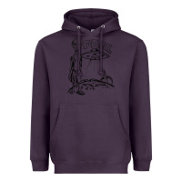 Plum the alien paul Heavyweight Hoodie - lanVoArt