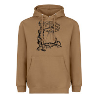 Toasted Coconut the alien paul Heavyweight Hoodie - lanVoArt