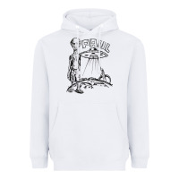 White the alien paul Heavyweight Hoodie - lanVoArt