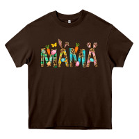 Chocolate Brown Easter Mama Heavy Core Tee - BundleAndBundleShop