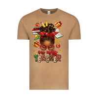 Vintage Camel one merry teacher afro messy bun Vintage Tee - texasbilliewilder