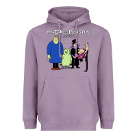 Lavender 60s milton the monster show characters and logotype Heavyweight Hoodie - lanVoArt