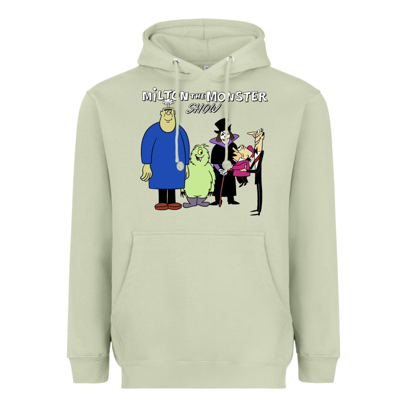 60s Milton The Monster Show Characters And Logotype Heavyweight Hoodie by lanVoArt | Teevron