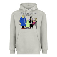 Moon Dust 60s milton the monster show characters and logotype Heavyweight Hoodie - lanVoArt